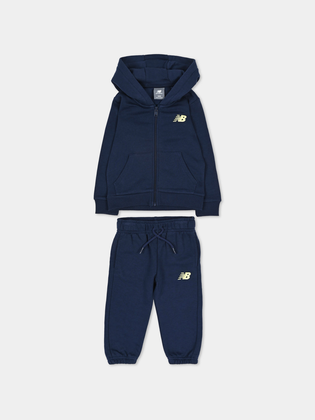 Completo sportivo lungo blu per neonato,New Balance,ISE0U4I NNY