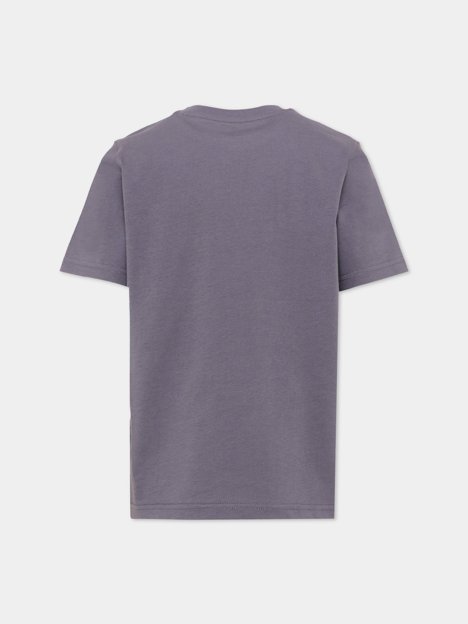 T-shirt grigia per bambino con logo,New Balance,LAKB0253 AA9