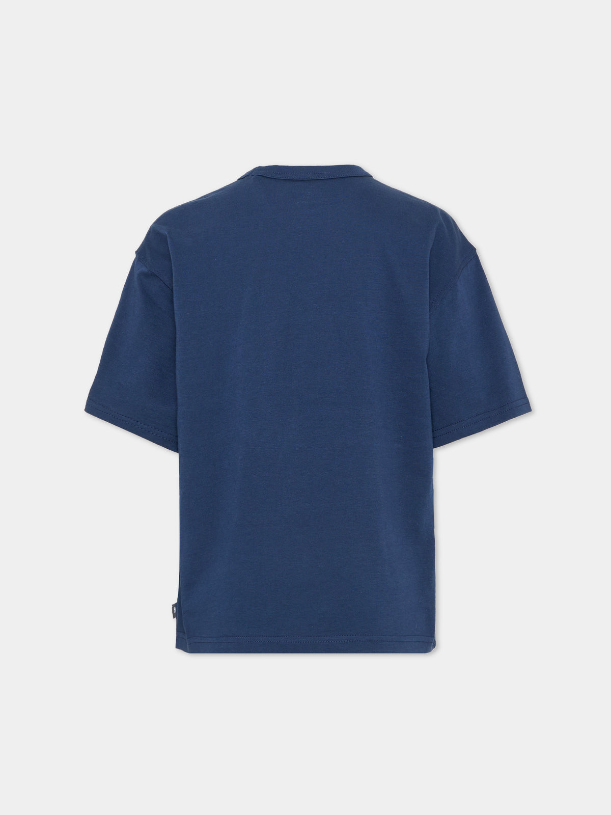 T-shirt a manica corta blu per bambino con logo,New Balance,YT6241AM NNY