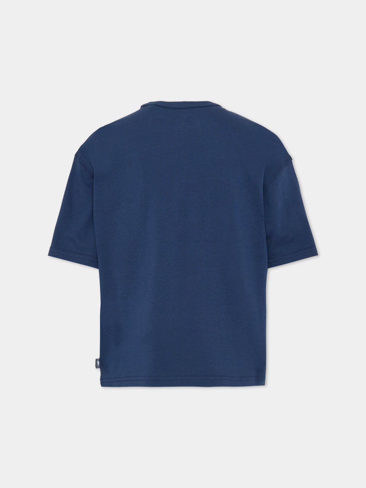 T-shirt a manica corta blu per bambino con logo,New Balance,YT62Q8WV NNY