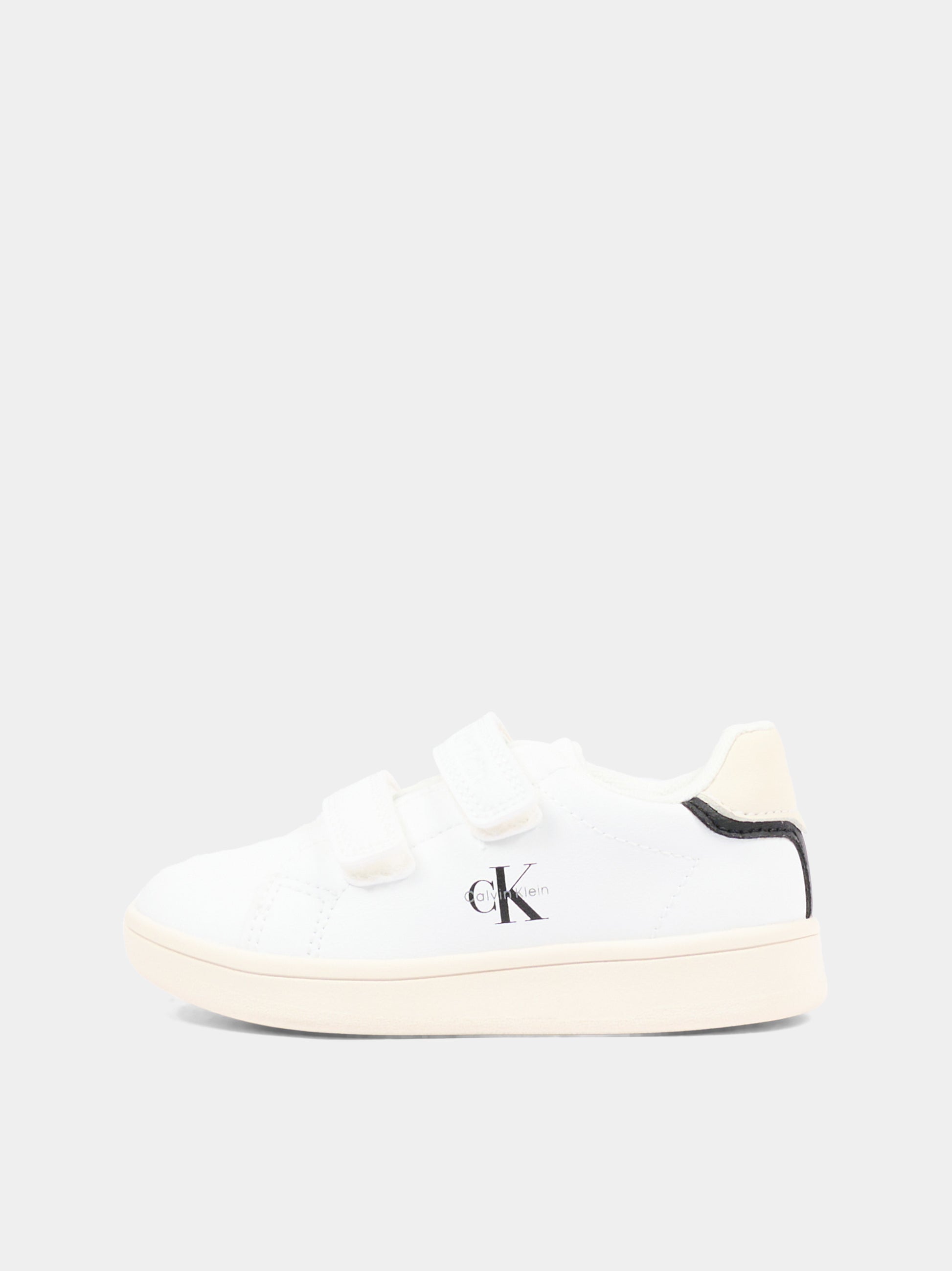Sneakers bianche per bambini con logo,Calvin Klein Kids,V1X9 83440 1355Y631