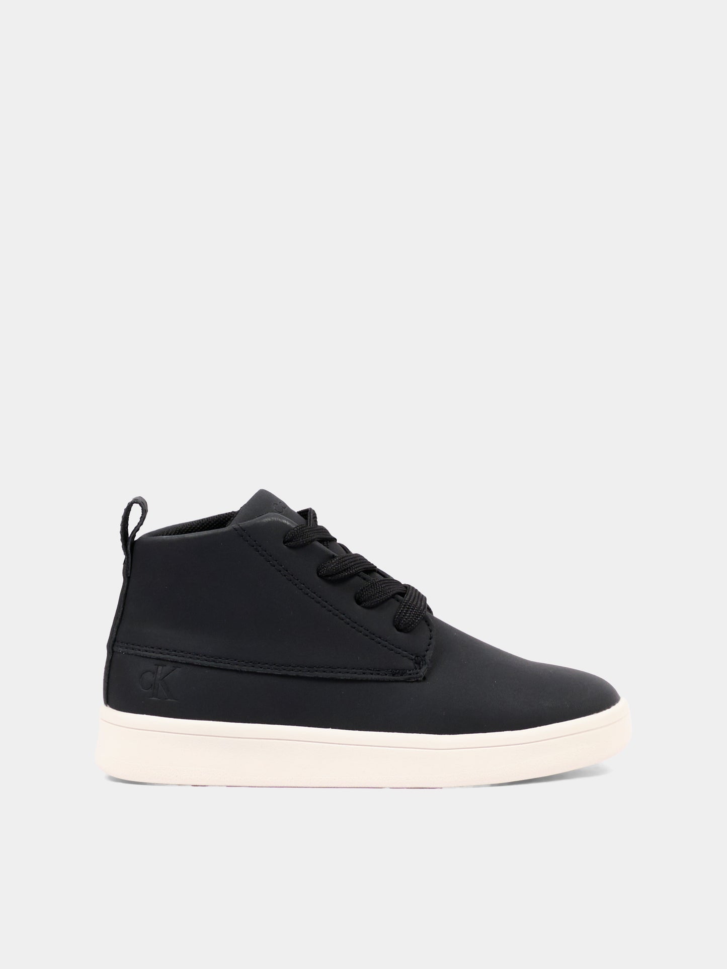 Sneakers alte nere per bambino,Calvin Klein Kids,V3X4 83458 0315999