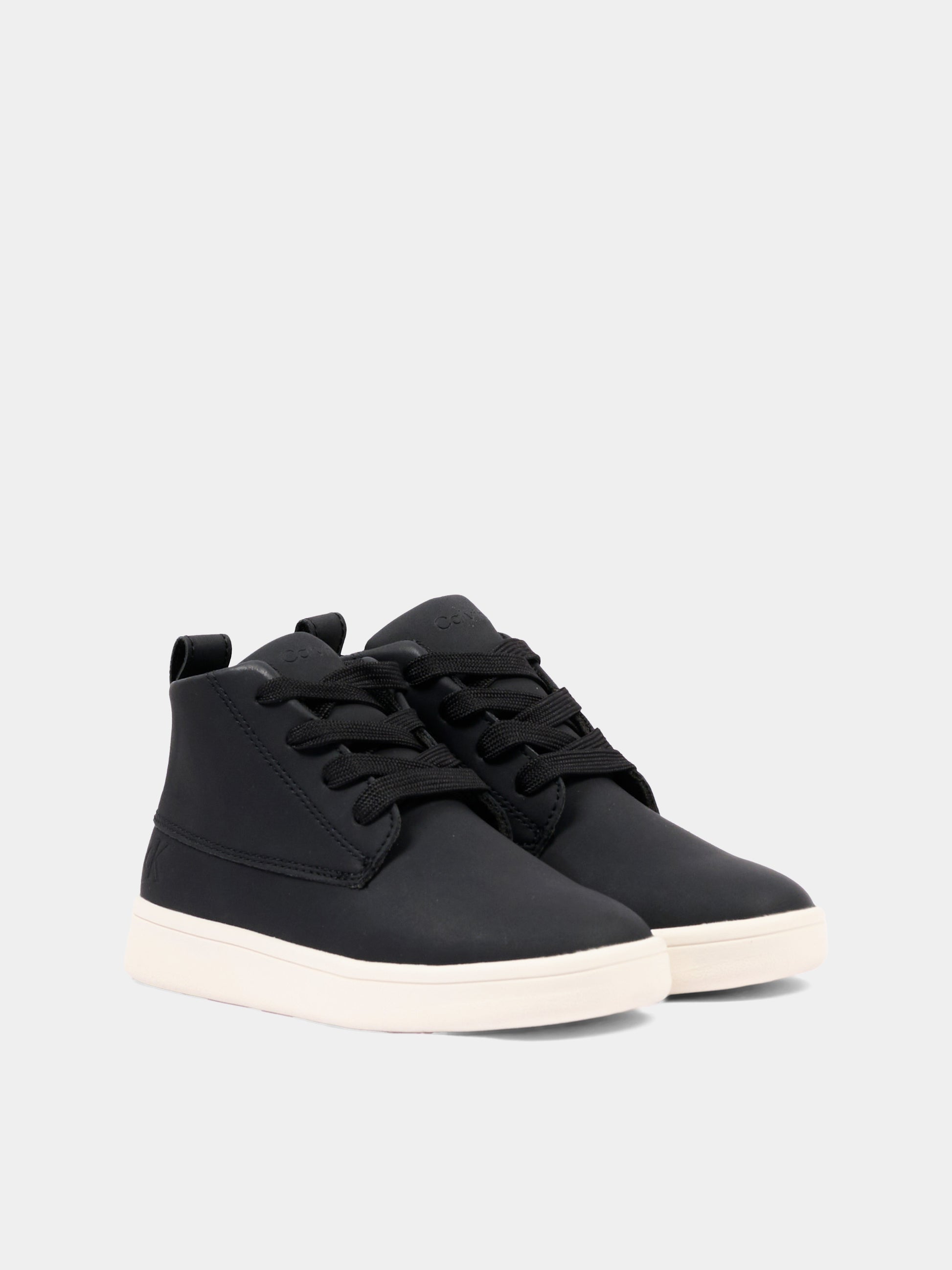 Sneakers alte nere per bambino,Calvin Klein Kids,V3X4 83458 0315999