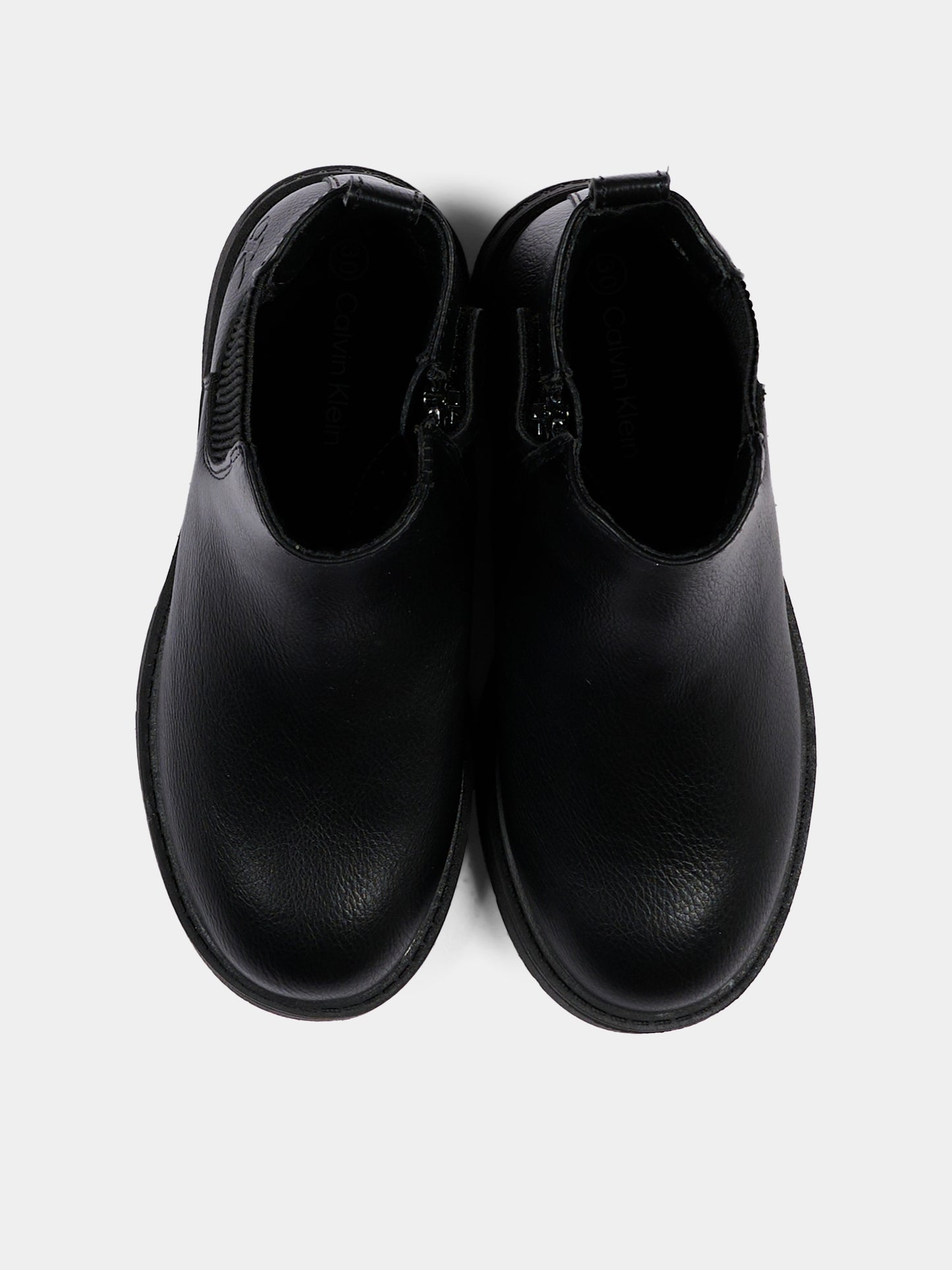 Stivaletti nero per bambino con logo,Calvin Klein Kids,V3X5 83498 1355999