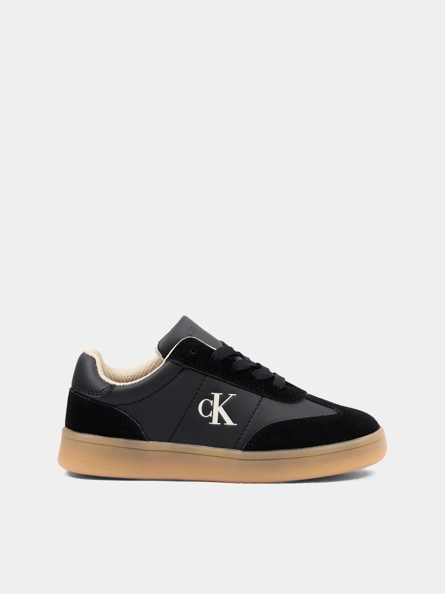 Sneakers nere per bambino con logo,Calvin Klein Kids,V3X9 83451 0318999