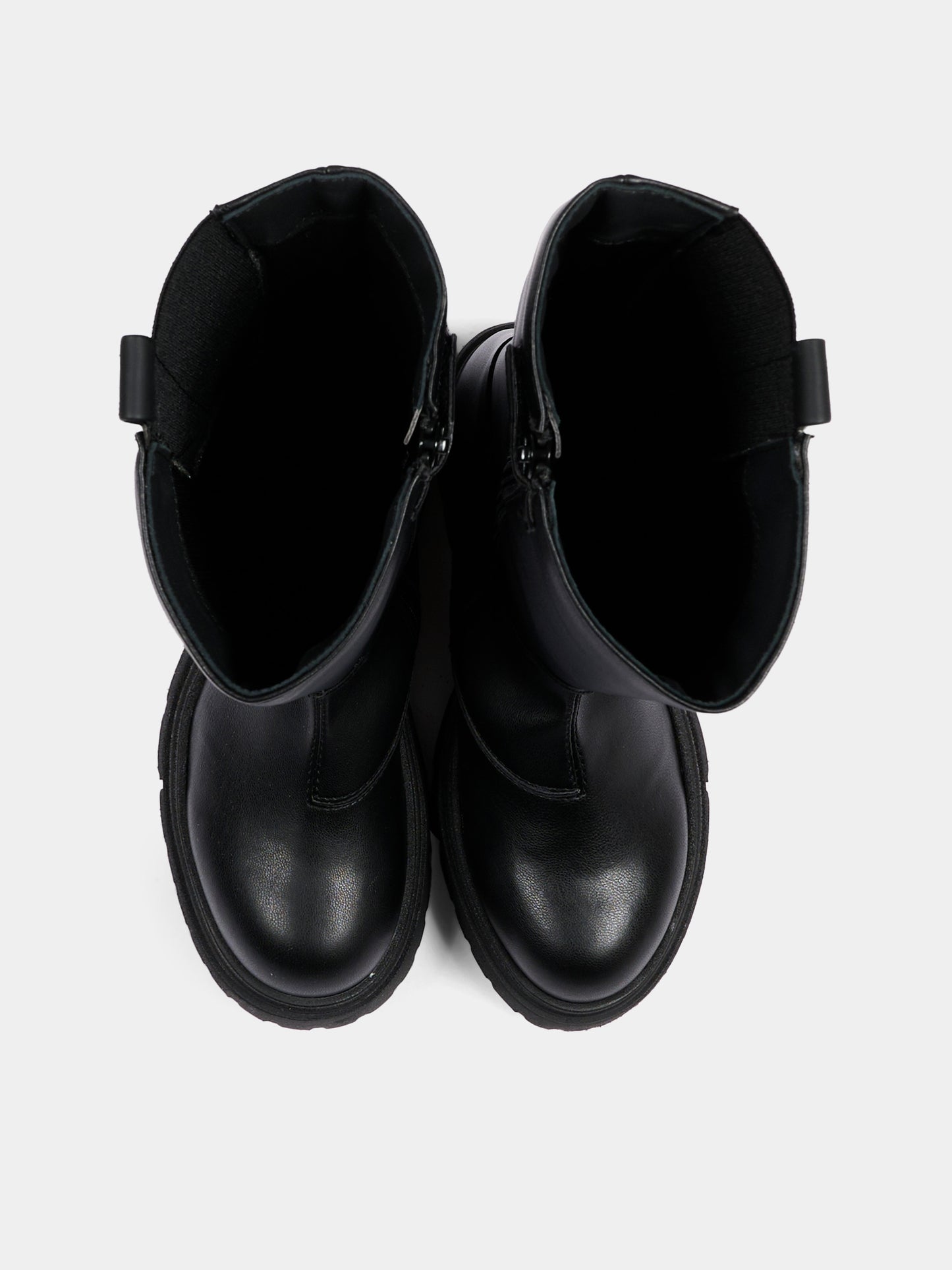 Stivali nero per bambina con logo,Calvin Klein Kids,V4A6 83433 1355999