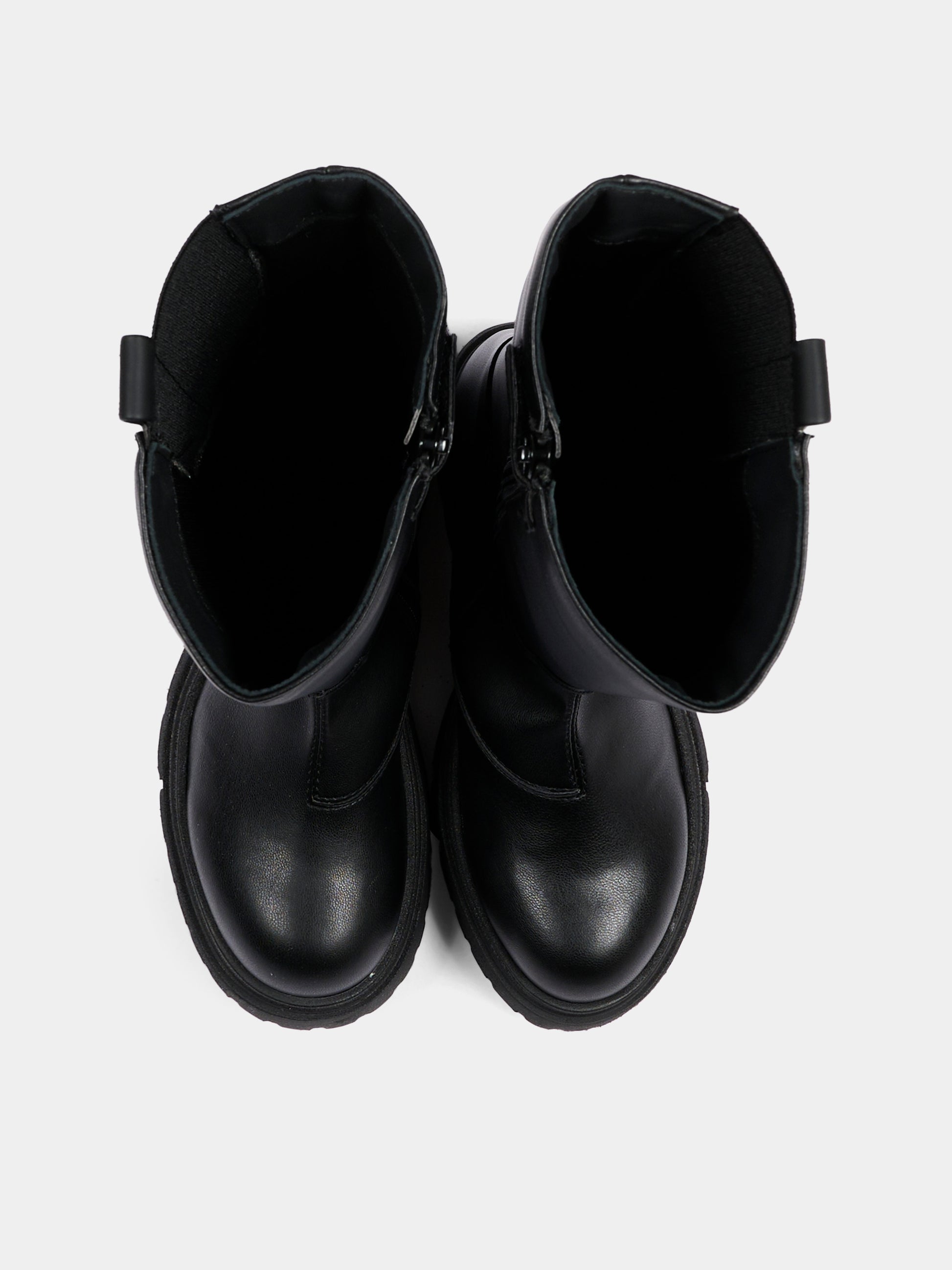 Stivali nero per bambina con logo,Calvin Klein Kids,V4A6 83433 1355999