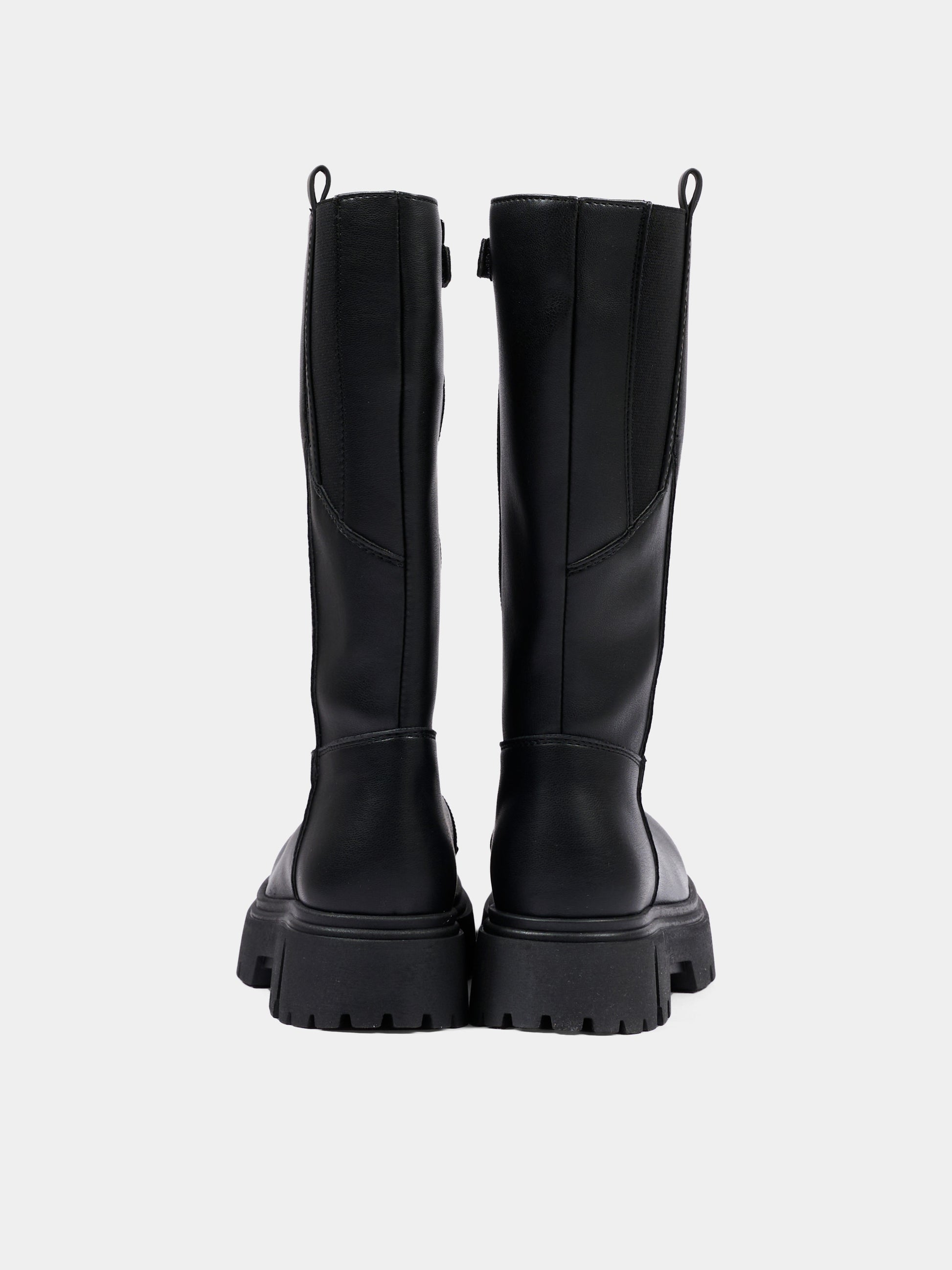 Stivali nero per bambina con logo,Calvin Klein Kids,V4A6 83433 1355999