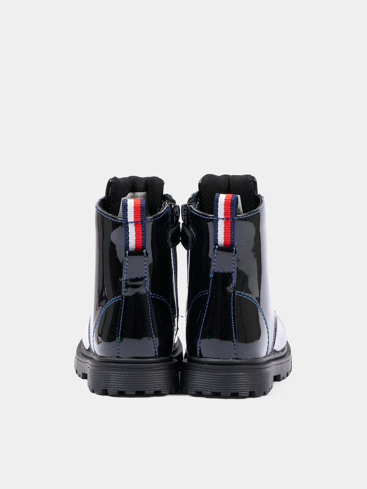 Anfibi blu per bambina con microglitter,Tommy Hilfiger Junior,T1A5 35153 1237800