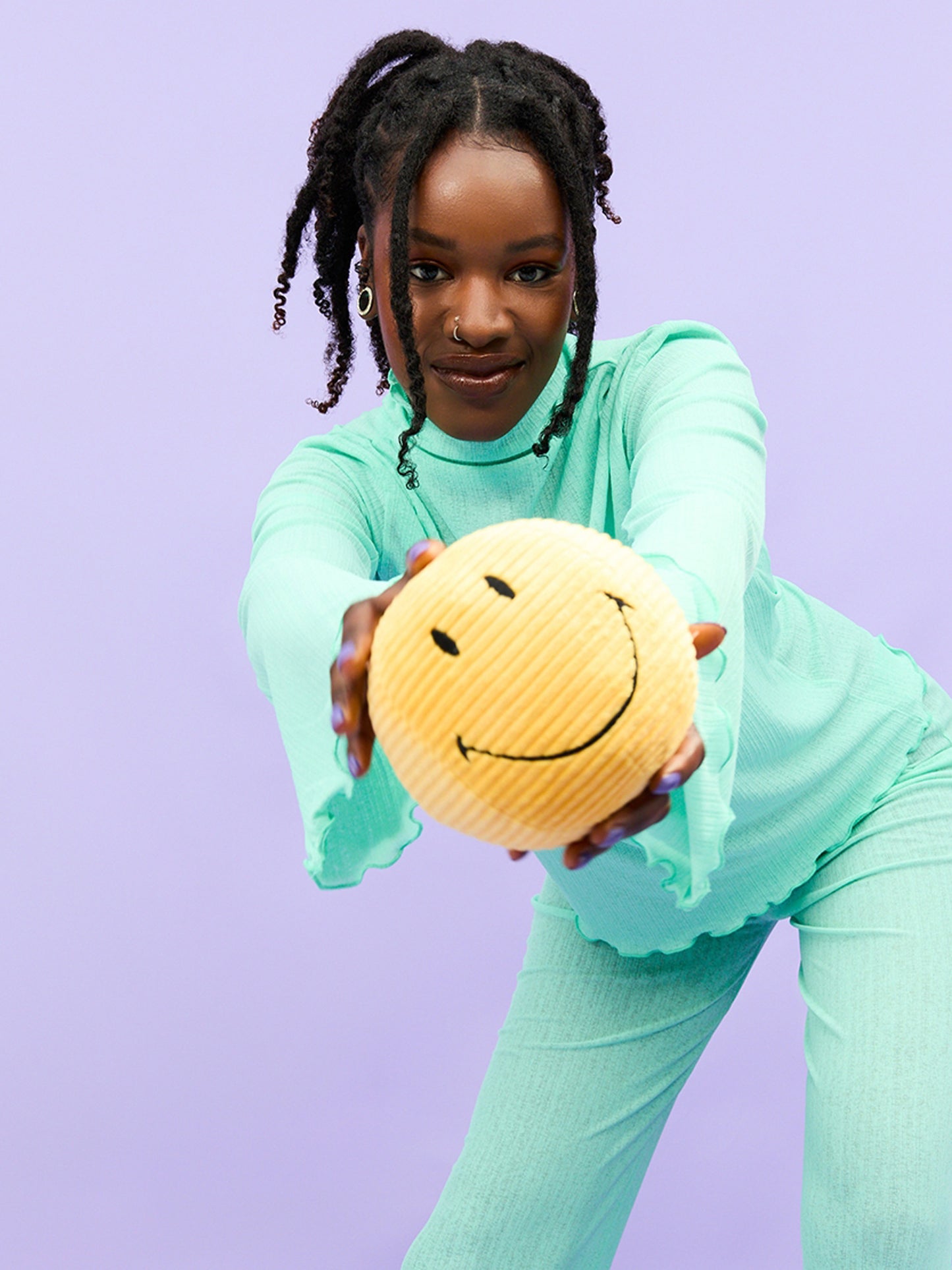 Smile giallo per bambini,Bon Ton Toys,SMILEY ECO COURDUROY YELLOW