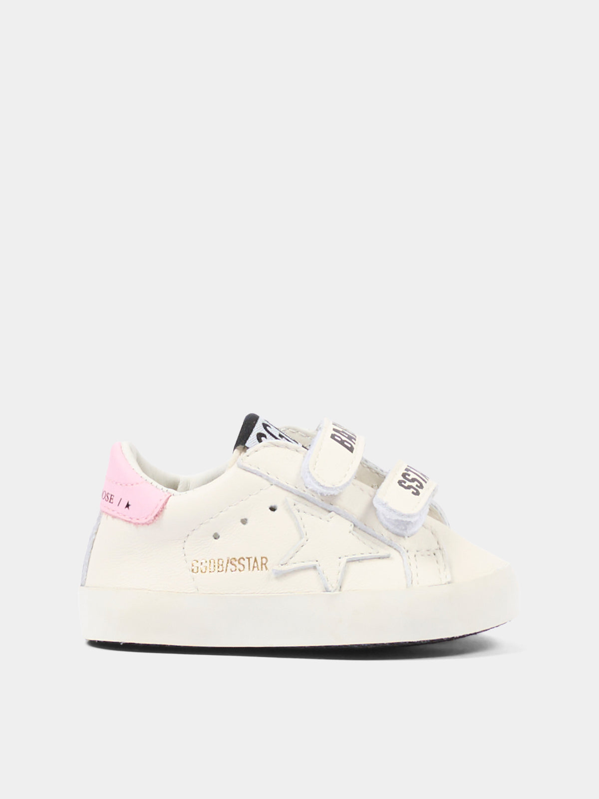 Set sneakers bianco per neonata con stella,Golden Goose,GIF00534 F007129 11410