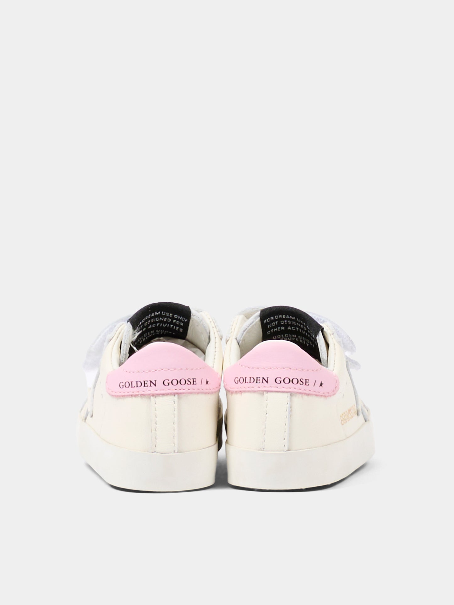 Set sneakers bianco per neonata con stella,Golden Goose,GIF00534 F007129 11410