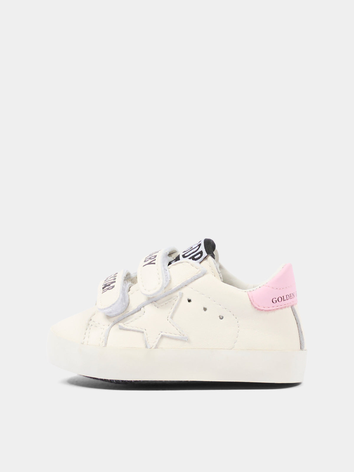 Set sneakers bianco per neonata con stella,Golden Goose,GIF00534 F007129 11410