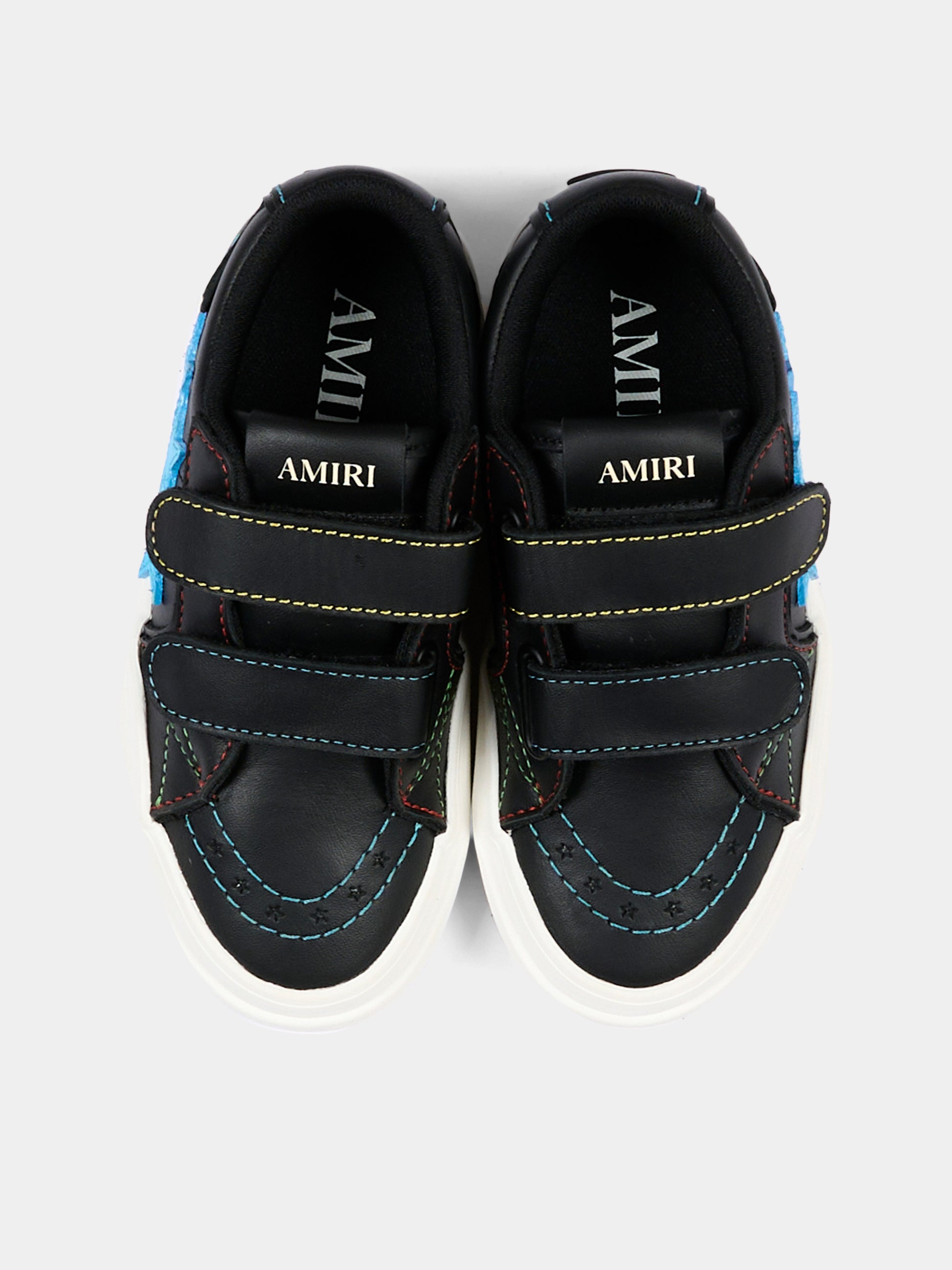 Sneakers nere per bambino con stelle,Amiri,AC326SN002 0002 BLACK