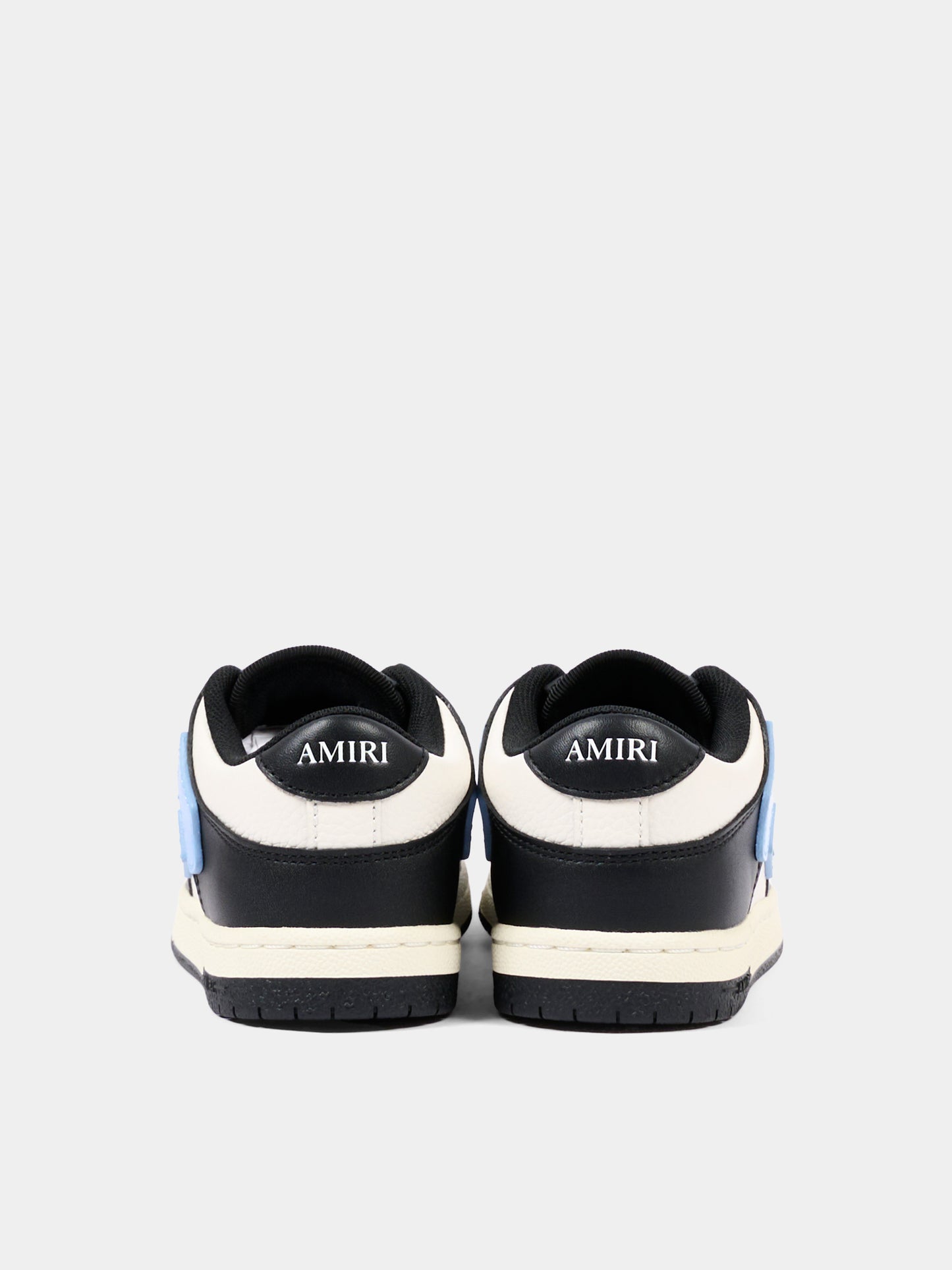 Sneakers multicolor per bambino con ossa,Amiri,AC326SN003 0043 BLACK SKYLINE BLUE
