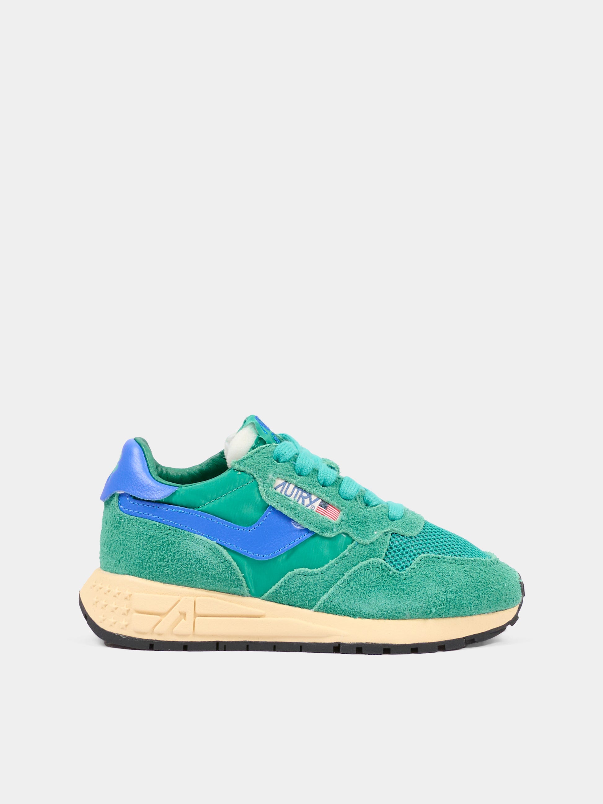 Sneakers verdi per bambino con logo,Autry,KWLK UT55
