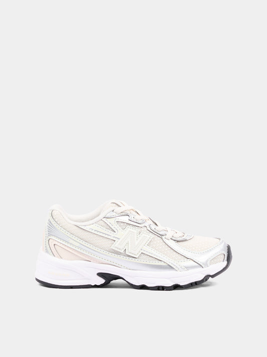 Sneakers bianche 740 per bambini,New Balance,P7407RC