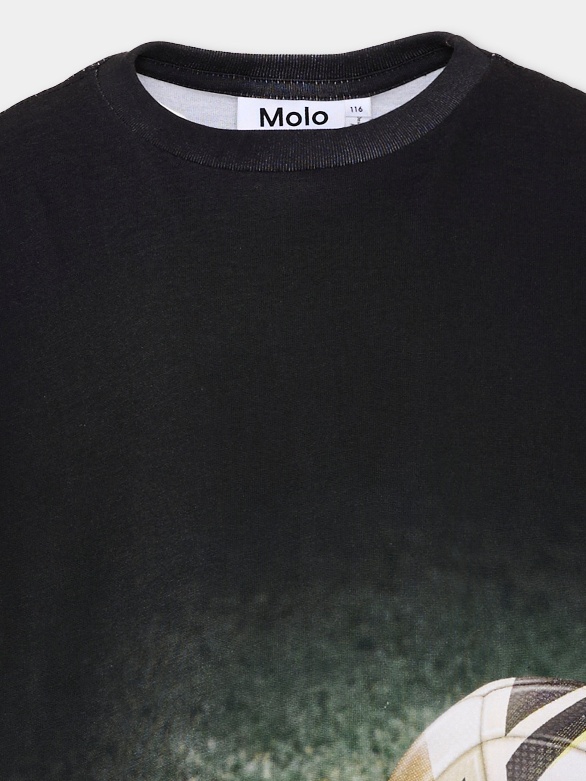 T-shirt nera Riley per bambino,Molo,1W26A203 9943