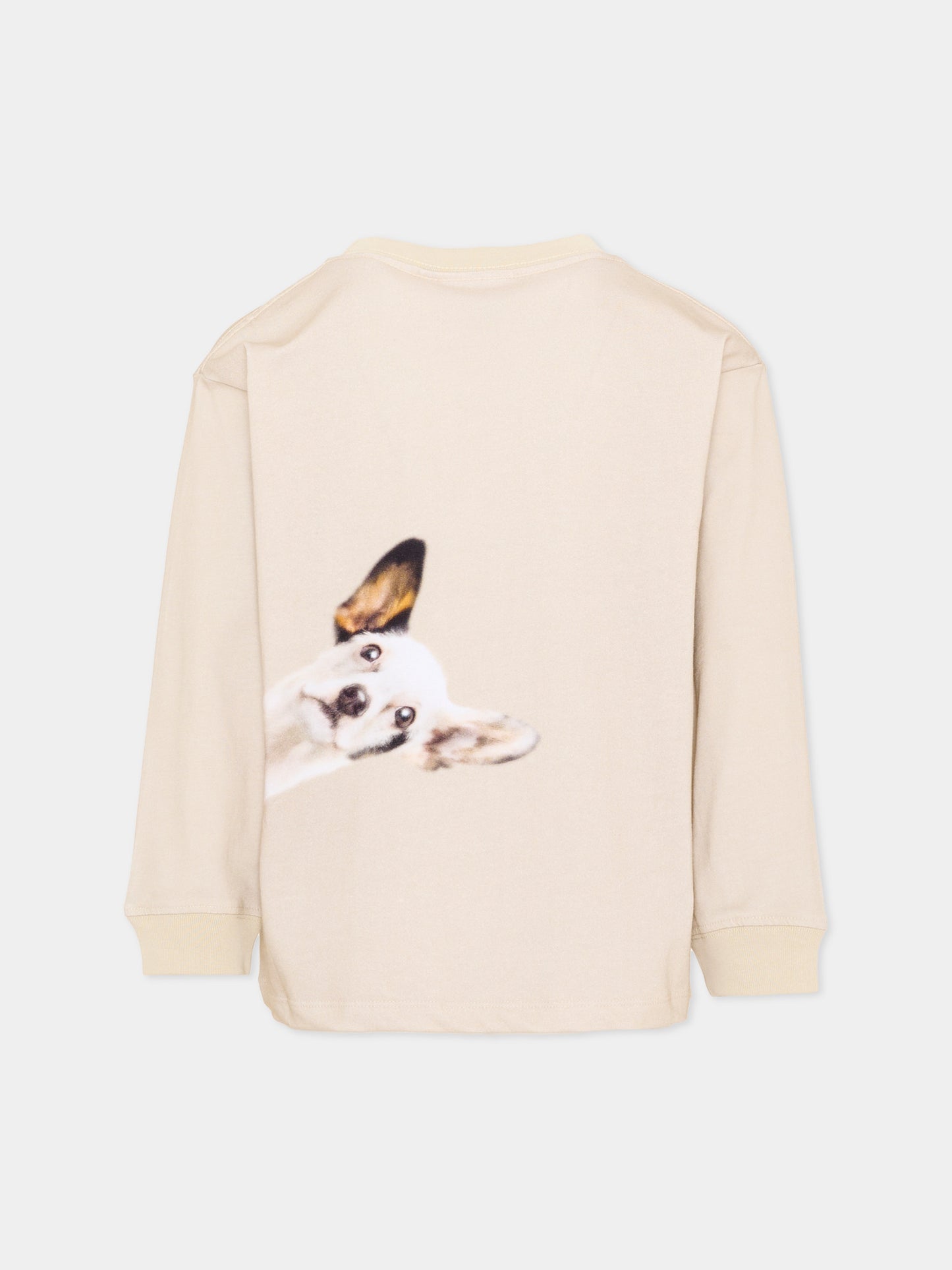 T-shirt beige Rube per bambino con cani,Molo,1W26A403 5925