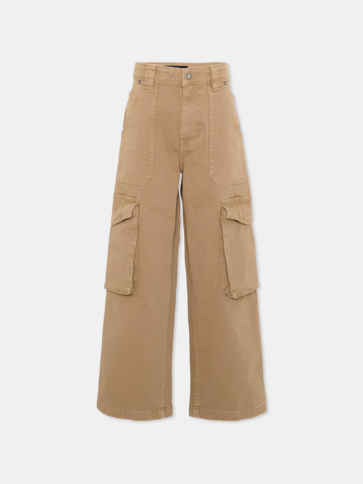 Pantaloni beige Alter per bambino cargo,Molo,1W26I105 8810