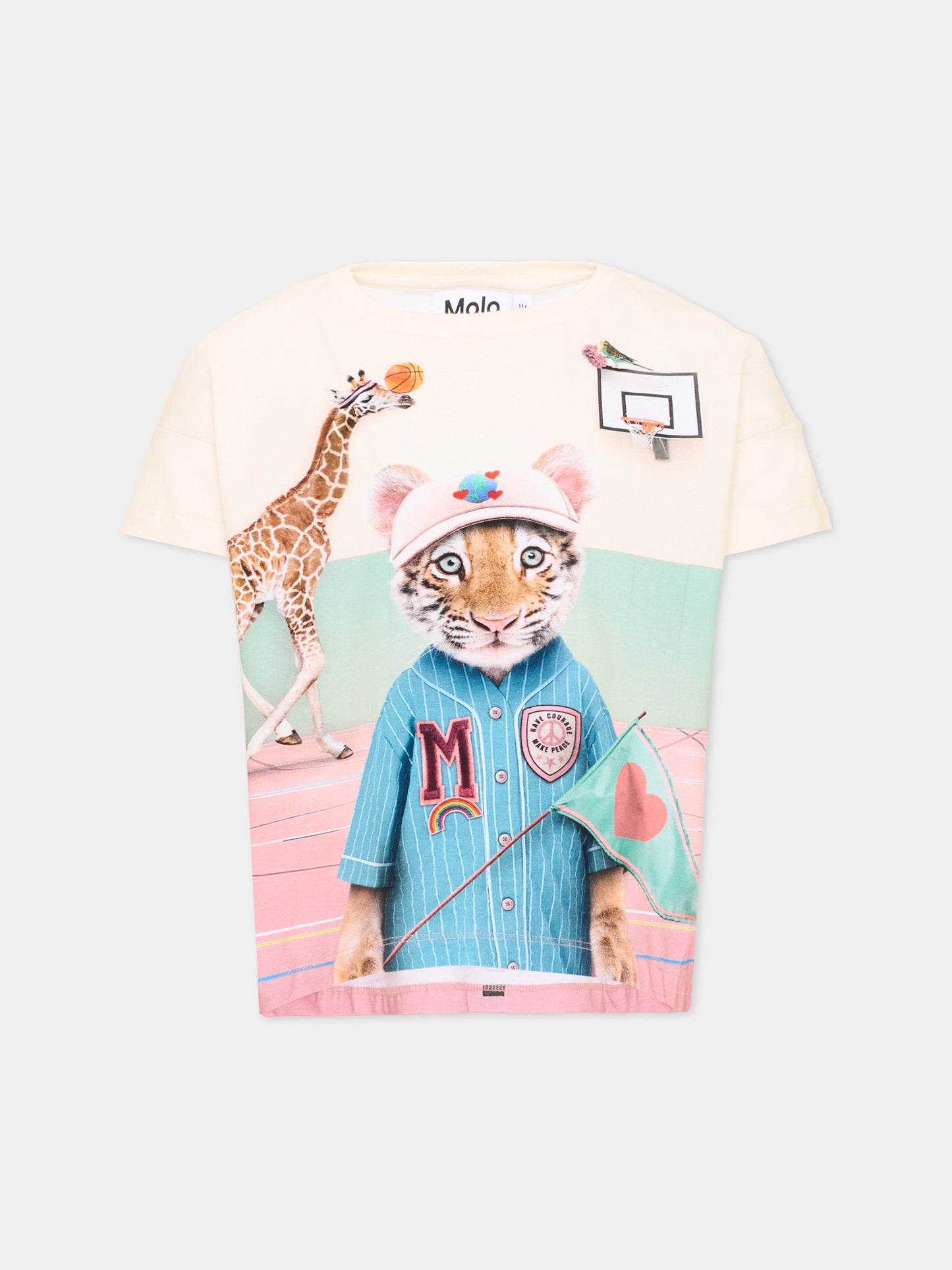 T-shirt multicolor Raeesa per bambina,Molo,2W26A209 5804