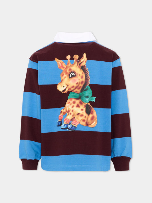 Polo multicolor Relz per bambina,Molo,2W26A415 5792