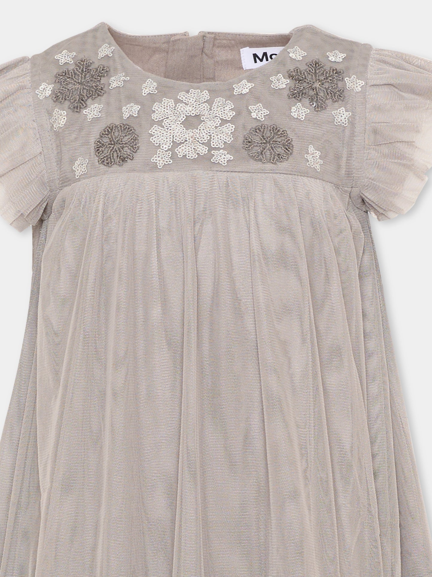 Abito elegante grigio Cixi per bambina,Molo,2W26E102 2949