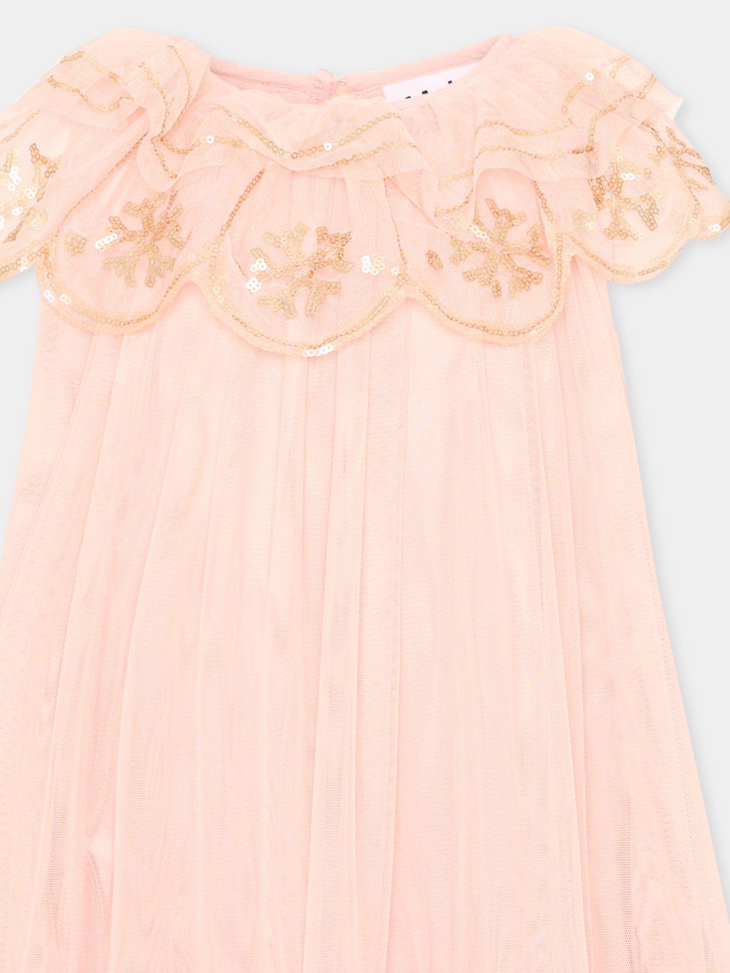 Abito elegante rosa Coline  per bambina,Molo,2W26E103 8058
