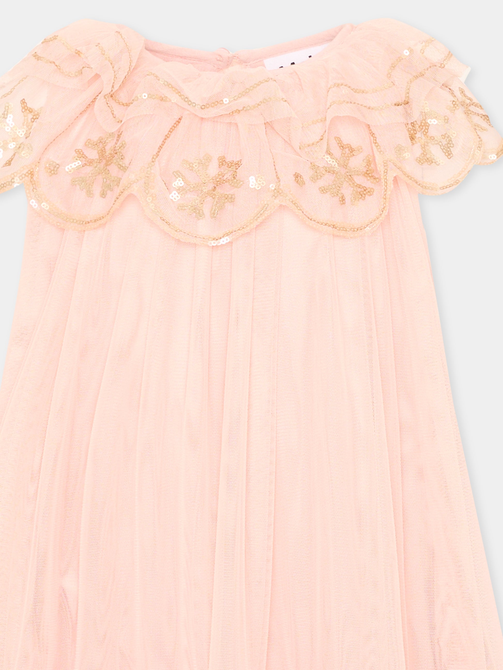 Abito elegante rosa Coline  per bambina,Molo,2W26E103 8058