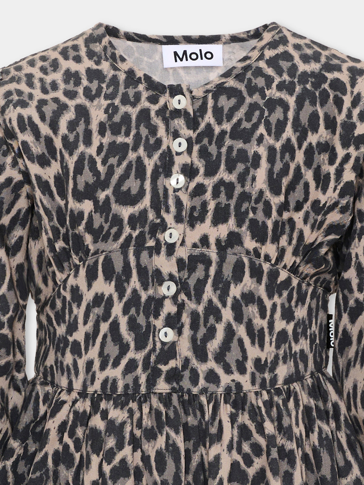Vestito marrone Caro per bambina,Molo,2W26E216 9783