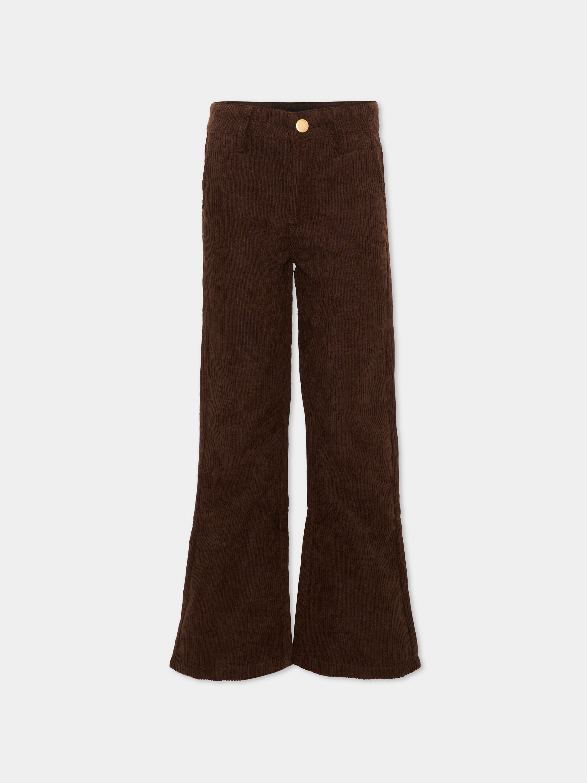 Pantaloni marroni Aida per bambina,Molo,2W26I104 5993