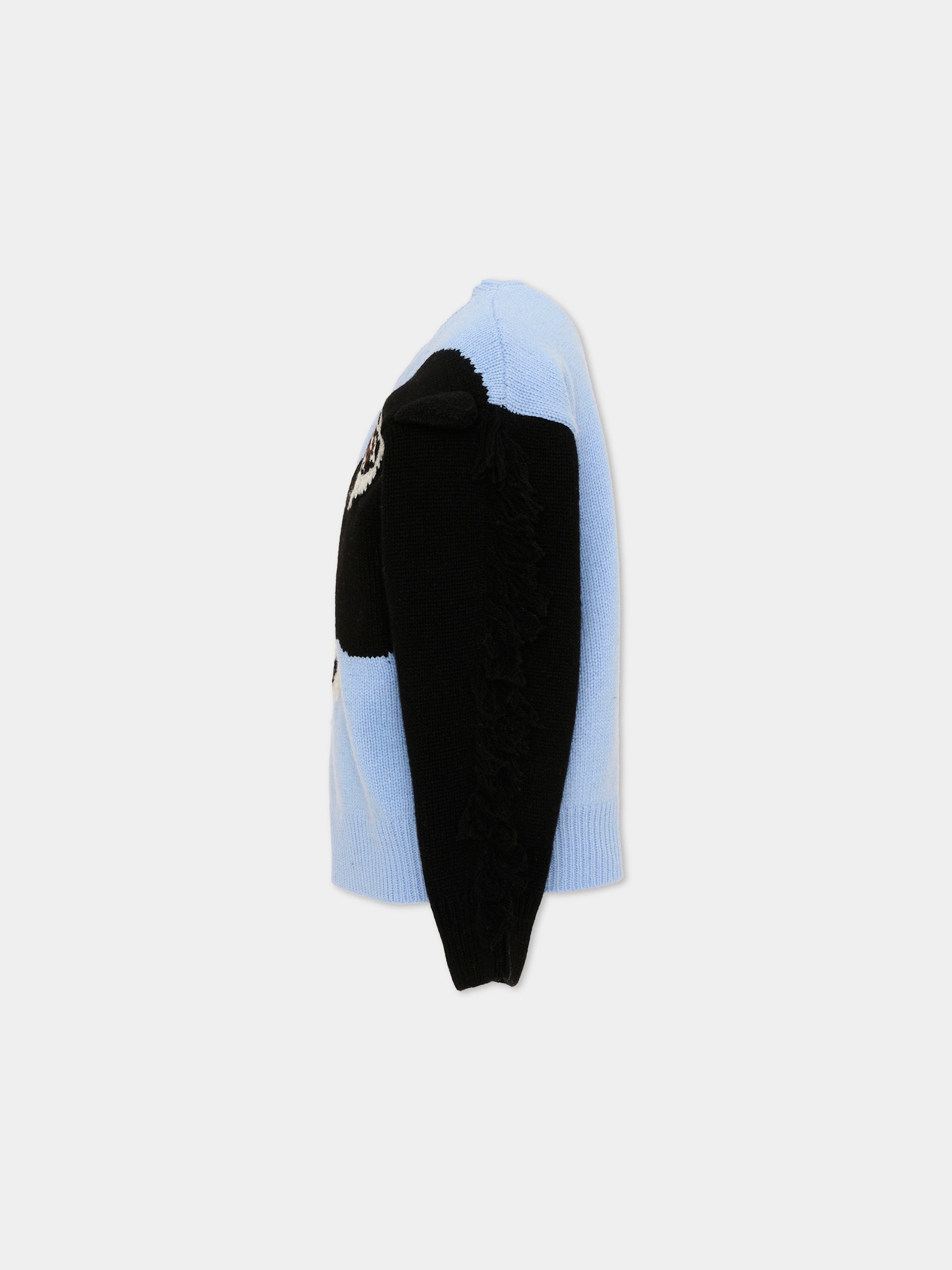 Maglione celeste Griselda per bambina,Molo,2W26K214 5731