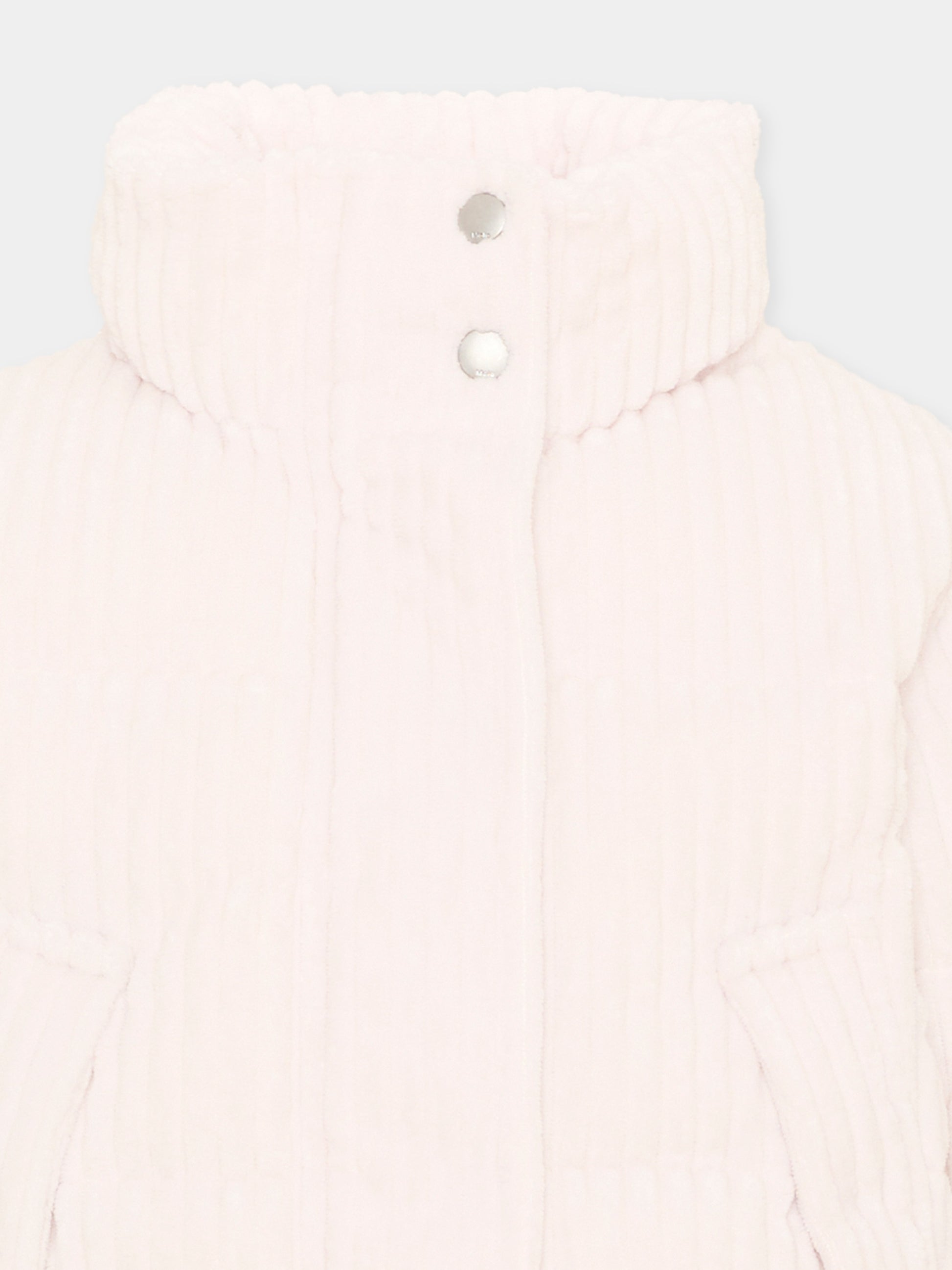 Piumino avorio Hansine per bambina a coste,Molo,5W26M303 5995