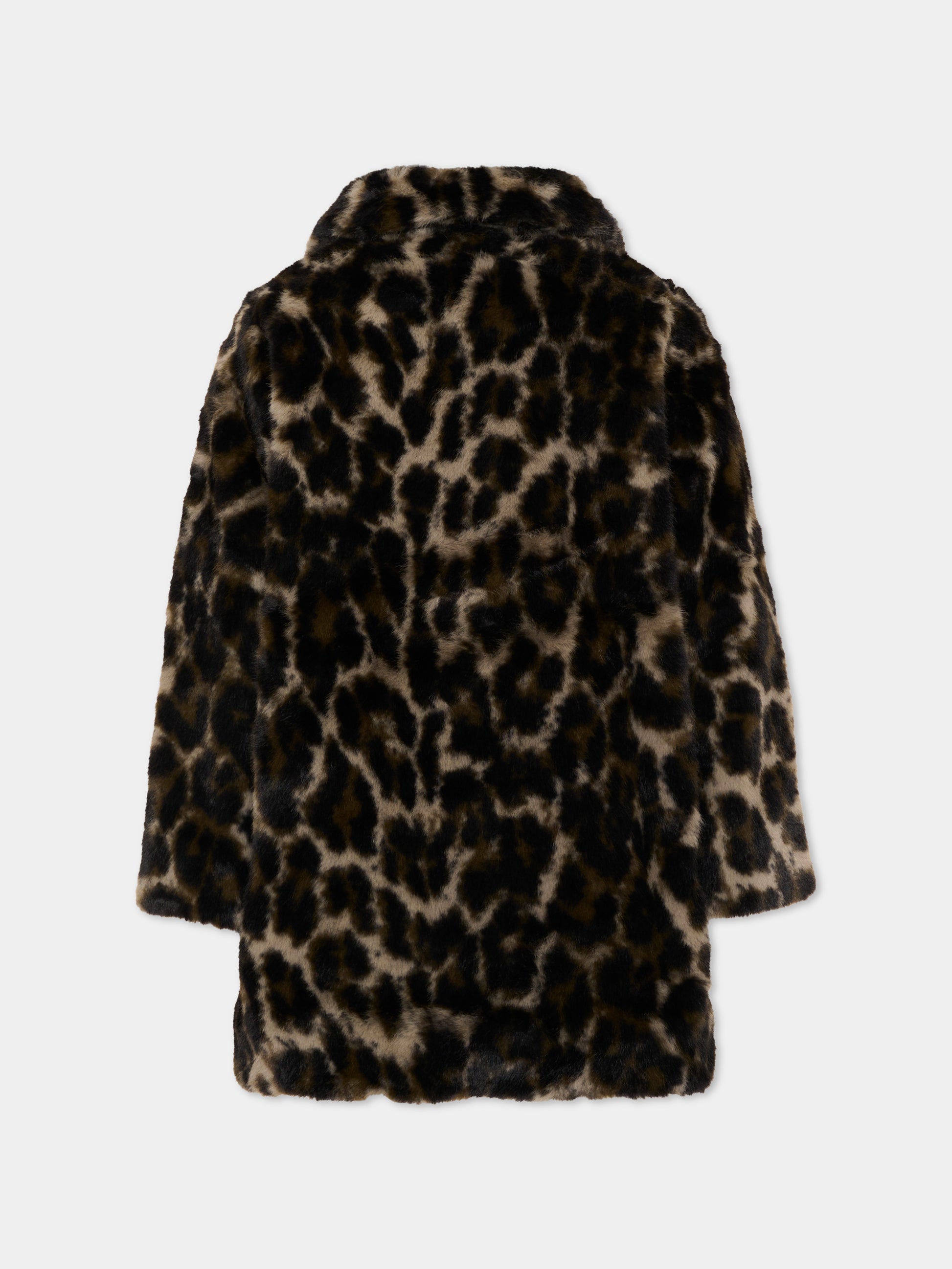 Ecopelliccia marrone Hera animalier per bambina,Molo,5W26M306 9783