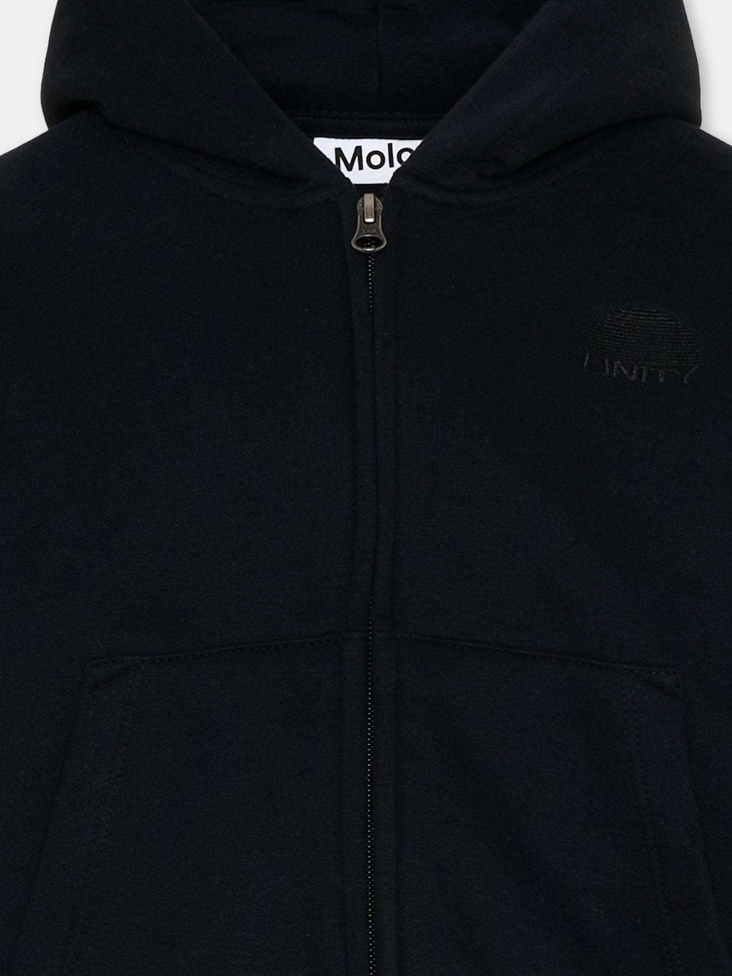 Felpa nera Marley per bambini,Molo,6W26J301 0099