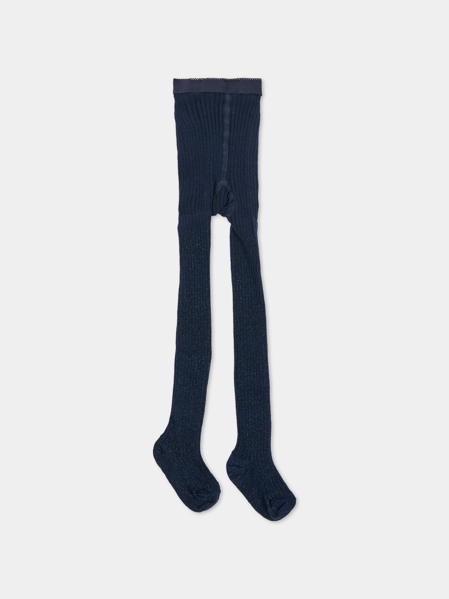 Collant blu per neonata a costine,Molo,7W26G202 2292