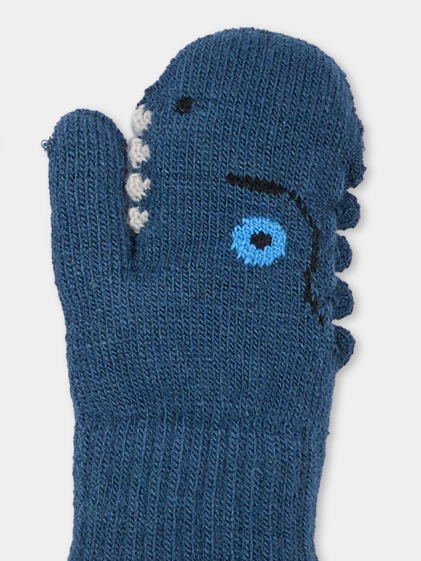 Guanti blu Kenau per bambino con dinosauro,Molo,7W26S102 2482