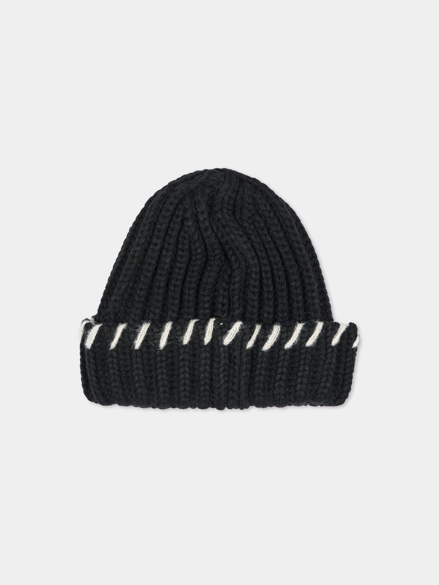 Berretto in maglia nero karina per bambini,Molo,7W26S311 0099