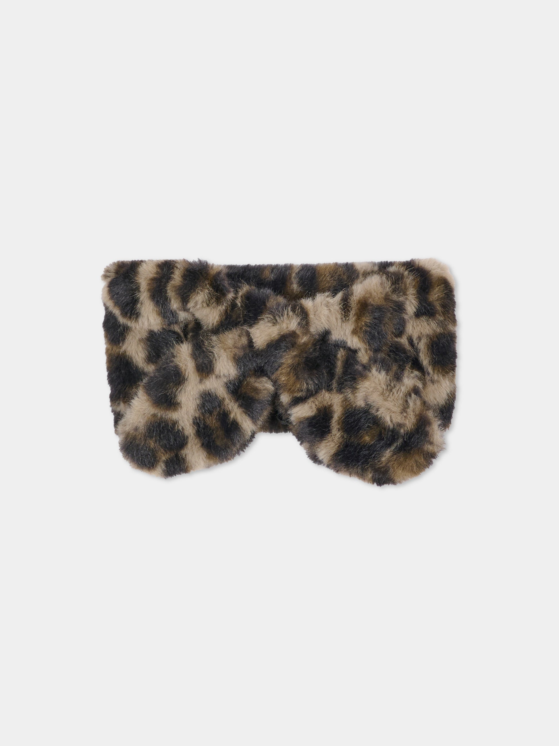 Sciarpa marrone Kaisa per bambina animalier,Molo,7W26T902 9783