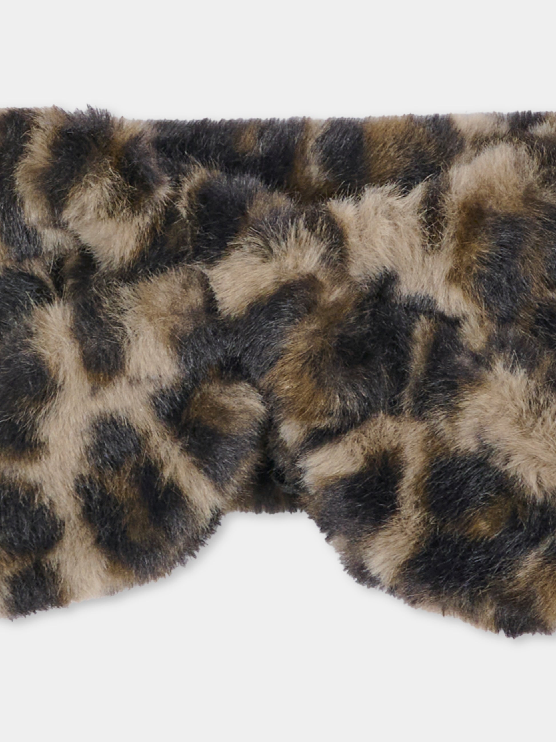 Sciarpa marrone Kaisa per bambina animalier,Molo,7W26T902 9783