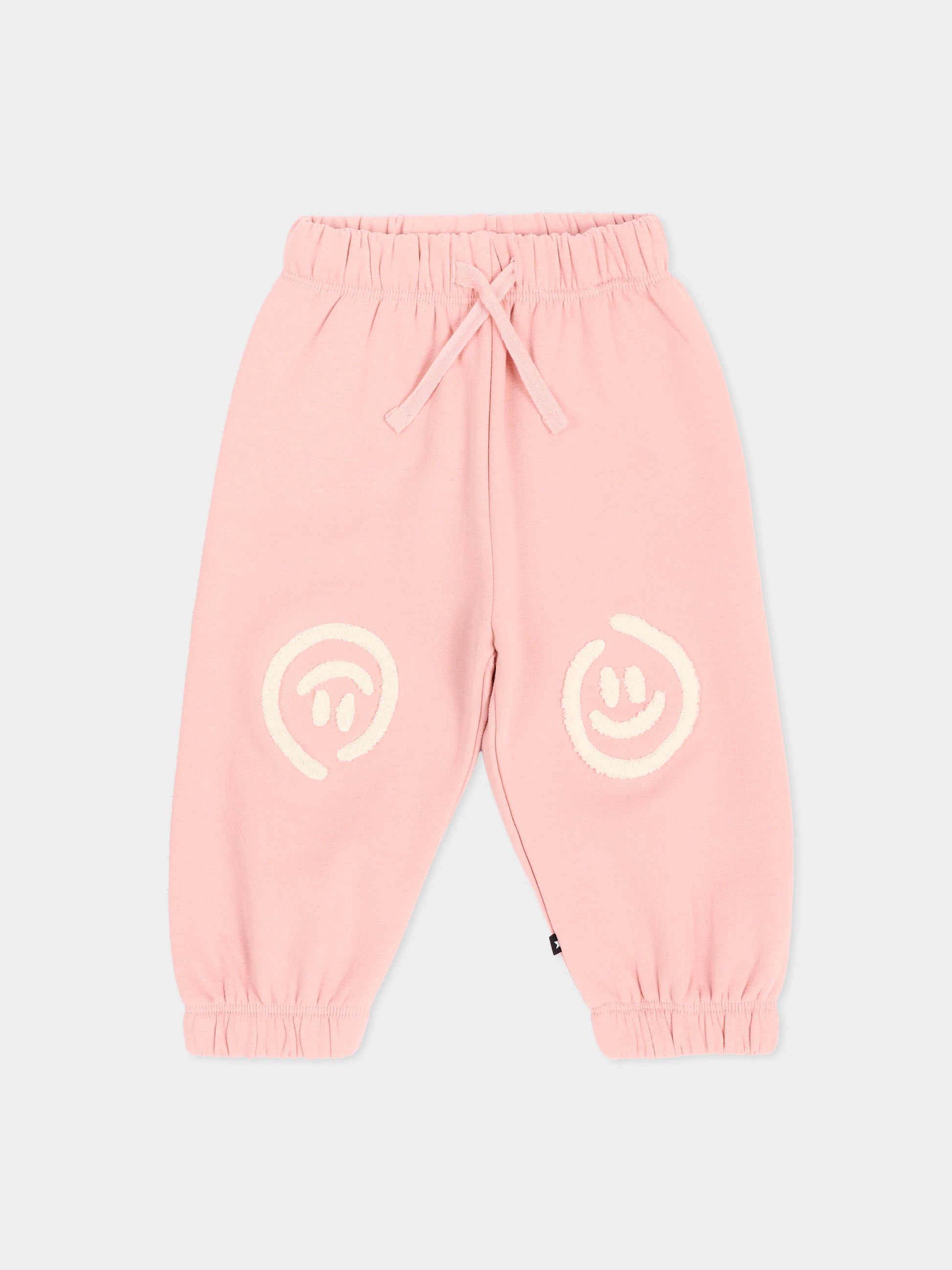 Pantalone rosa Simeon per neonata con smile,Molo,6W26I212 5724