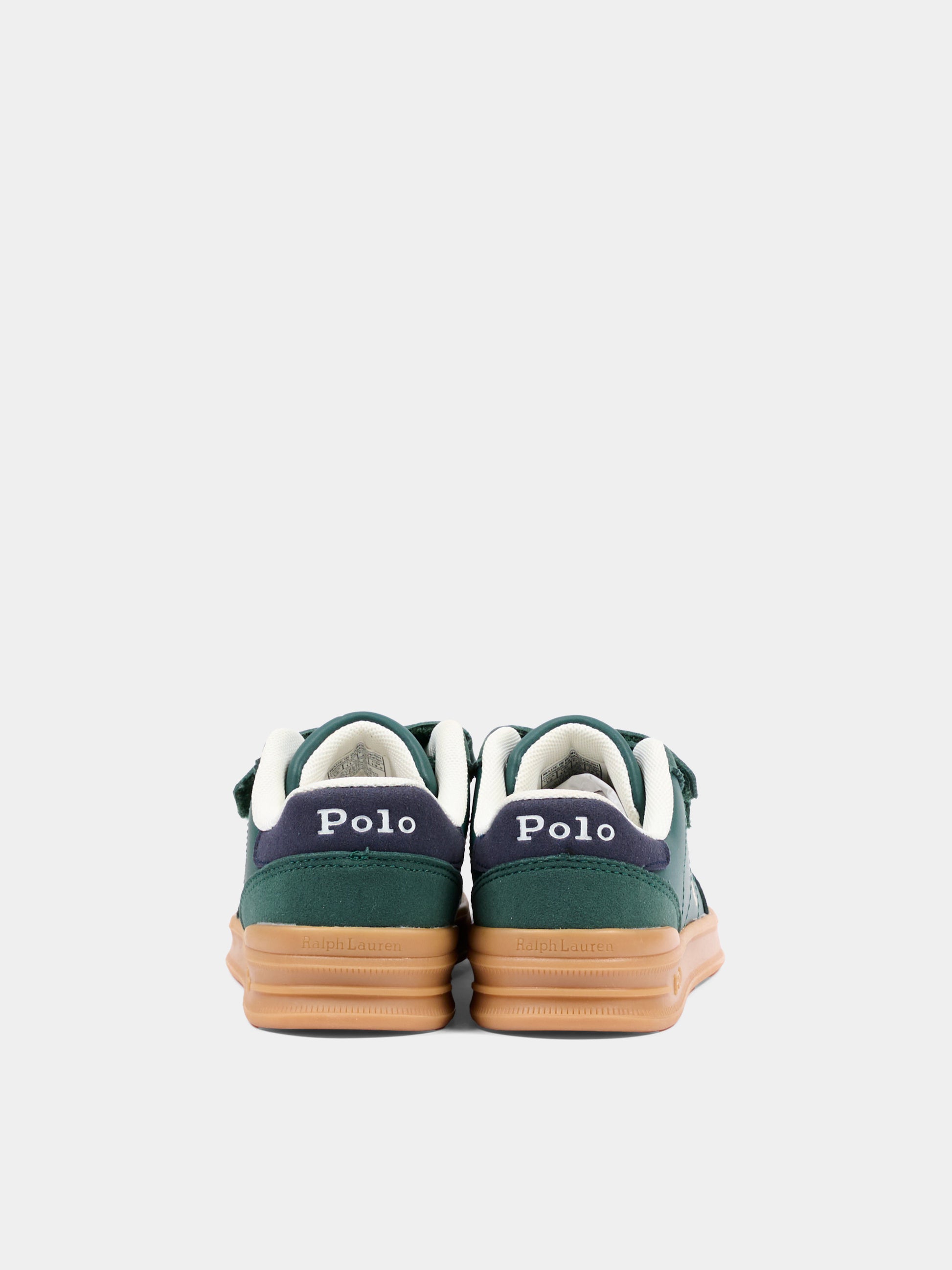 Sneakers verdi per bambino con Polo Pony,Ralph Lauren Kids,RL05862301