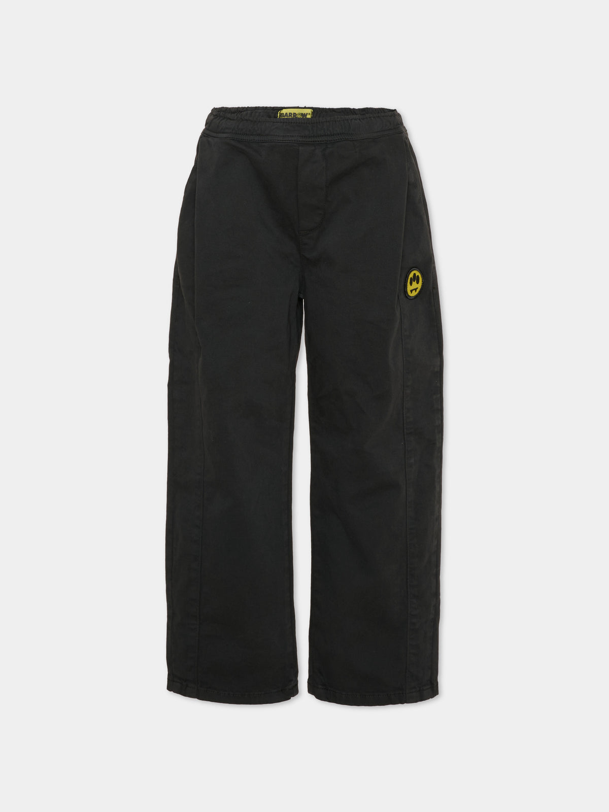 Pantalone nero per bambini con logo,Barrow,F6BKJUPA089 110