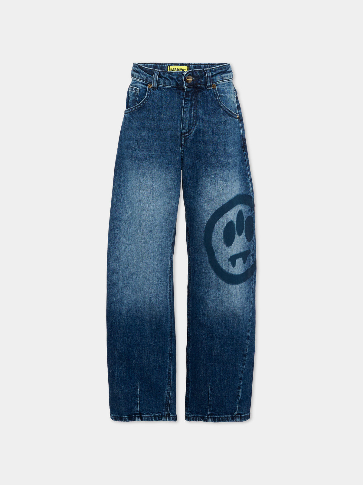 Jeans denim per bambini con smile,Barrow,F6BKJUDP051 415