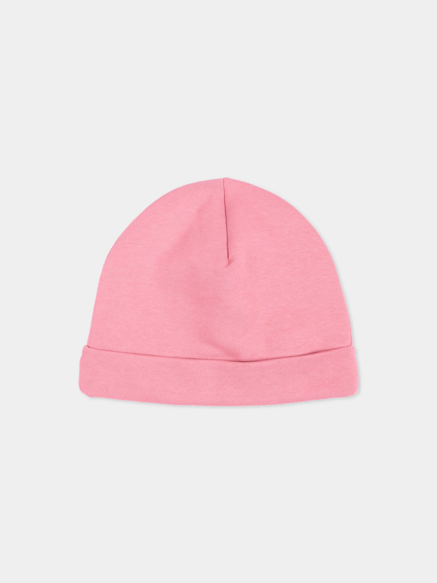Berretto rosa per bambina con logo,Barrow,F6BKJUHT094 409