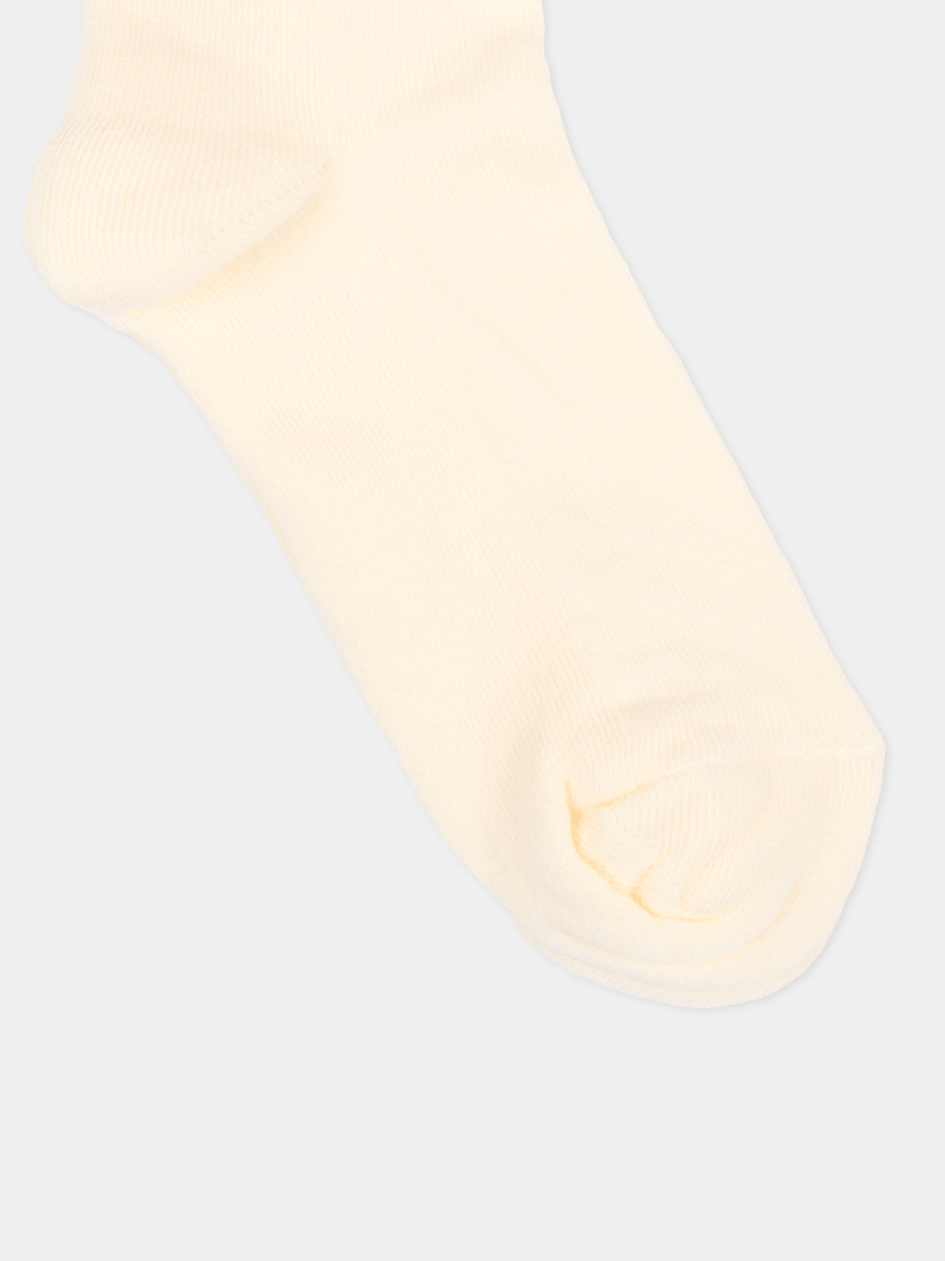 Calza Spugna avorio per bambini con logo,Barrow,F6BKJUSO093 013