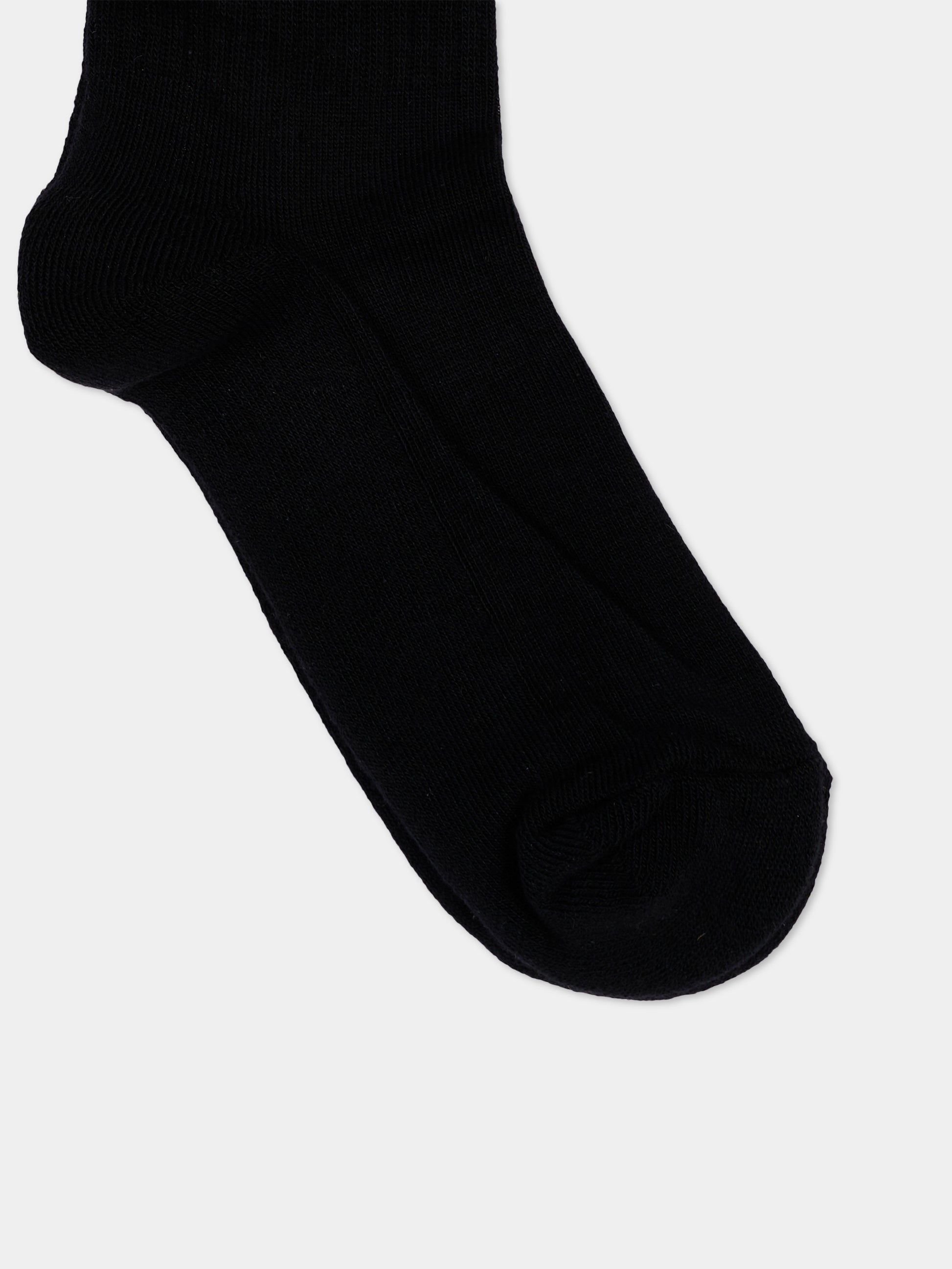Calza Spugna nera per bambini con logo,Barrow,F6BKJUSO093 110