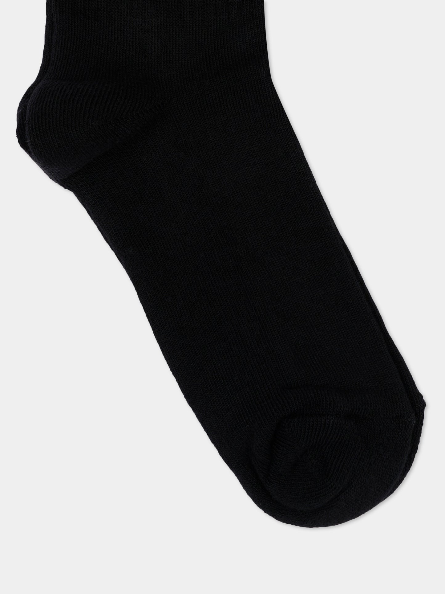 Calza Spugna nera per bambini con logo,Barrow,F6BKJUSO111 110