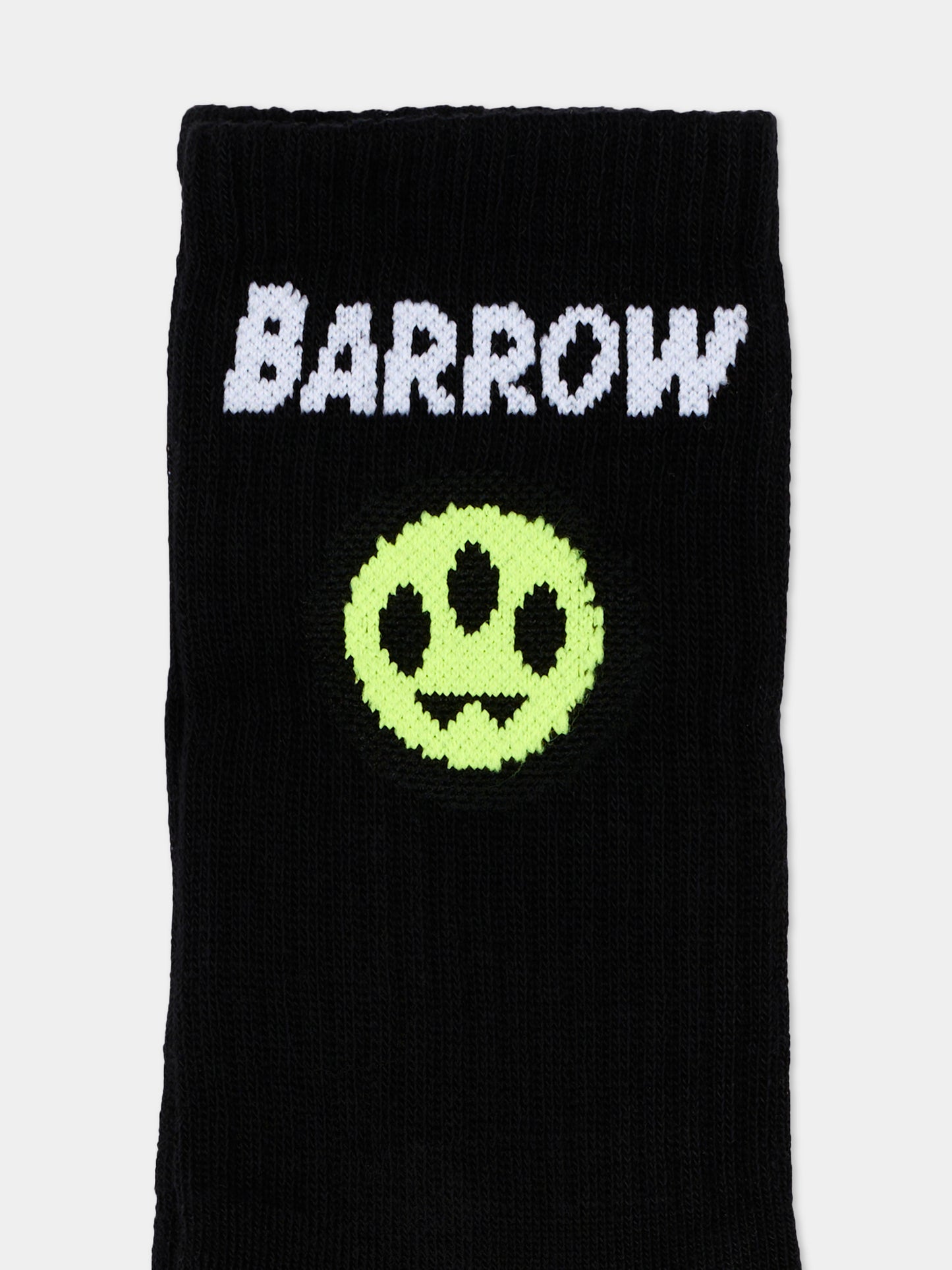 Calza Spugna nera per bambini con logo,Barrow,F6BKJUSO111 110
