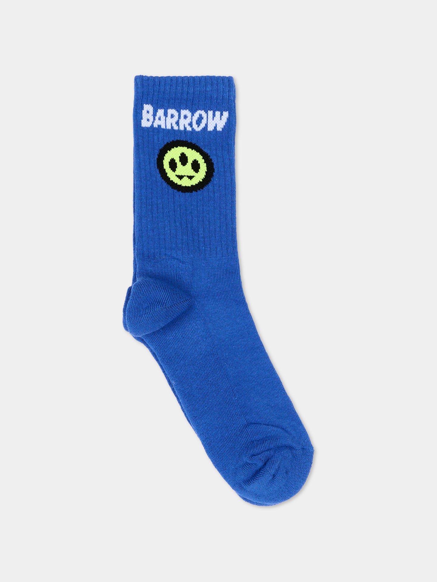 Calza spugna blu per bambini con logo,Barrow,F6BKJUSO111 407